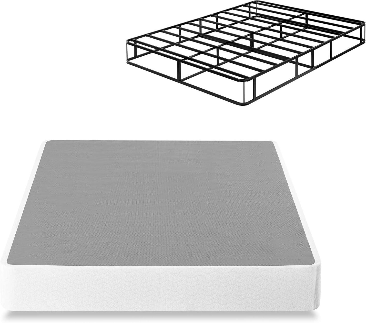 imageZINUS 9 Inch Metal Smart Box Spring Mattress Foundation Strong Metal Frame Easy Assembly KingCalifornia King