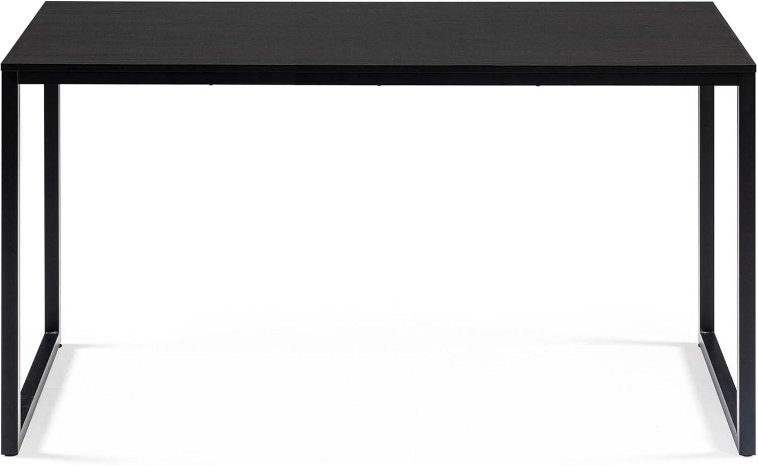 imageZINUS Jennifer 47 Inch Black Frame Desk Computer Workstation Office Desk Easy Assembly BrownDeep Espresso