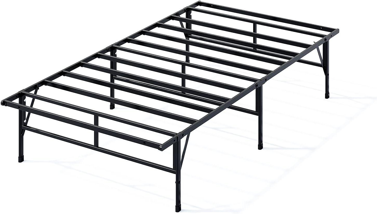 imageZINUS SmartBase Compack Mattress Foundation 14 Inch Metal Bed Frame No Box Spring Needed Sturdy Steel Slat Support Queen75 x 30