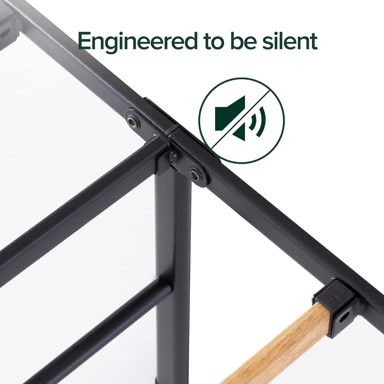 imageZINUS SmartBase Compack Mattress Foundation 14 Inch Metal Bed Frame No Box Spring Needed Sturdy Steel Slat Support QueenTwin XL