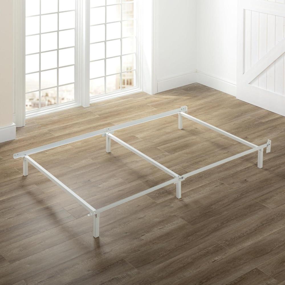 imageZINUS 14 Inch Elias Metal Platform Bed Frame Steel Support No Box Spring Needed Easy Assembly QueenWhite