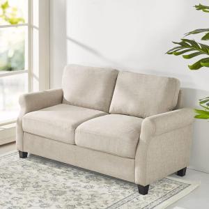 ZINUS Josh Loveseat Sofa, Easy, Tool-Free Assembly, Beige(Beige)