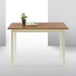 ZINUS Juliet Espresso Wood Dining Table, Table Only, 45 in x 28 in x 29 in(Farmhouse)