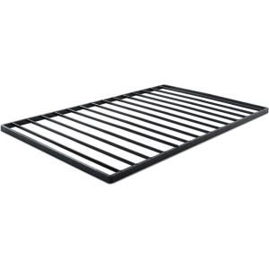 ZINUS Quick Lock Bunkie Board, Box Spring & Bed Slat Replacement, Metal Frame with Steel Slats, Easy Assembly, Queen(Black)